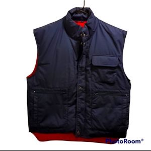 Vintage Penfield Down Vest Blue and Red Puffer Vest Jacket Mens Medium